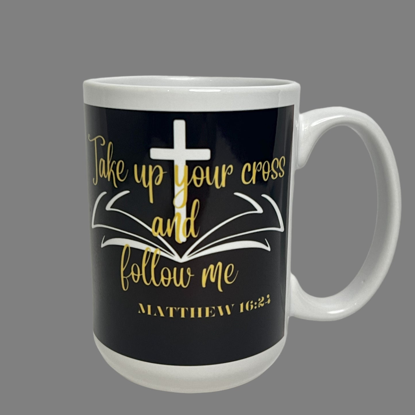 Matthew 16:24 15oz mug