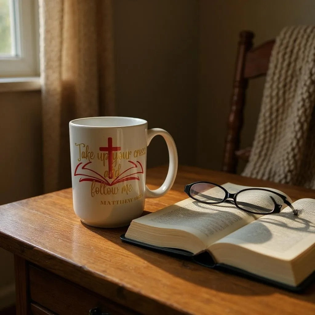 Matthew 16:24 15oz mug