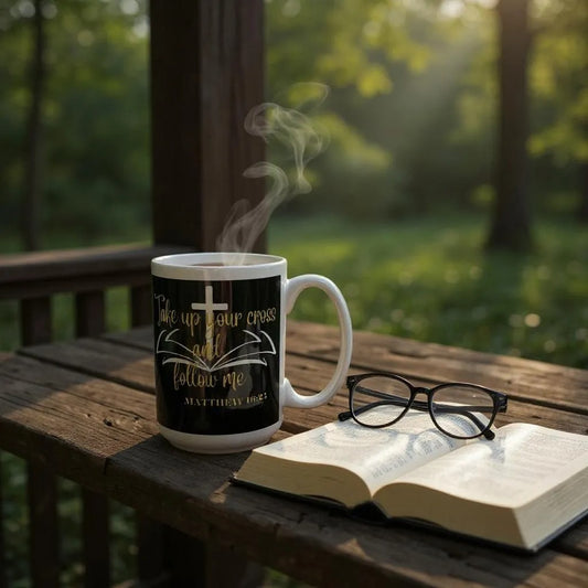 Matthew 16:24 15oz mug